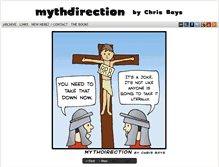 Tablet Screenshot of mythdirection.com